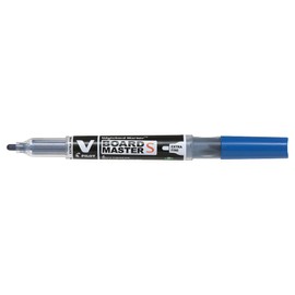 Pilot 10136 S Begreen V Board Master Marker Extra Fine Bullet Tip Line 1.3 mm Blue Refillable Ink Closed