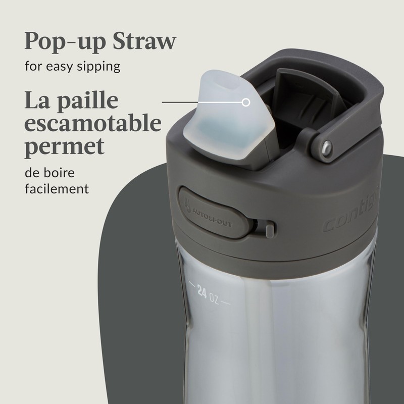 Contigo Ashland 2.0 Water Bottle with Straw and Leak-Proof Locking
