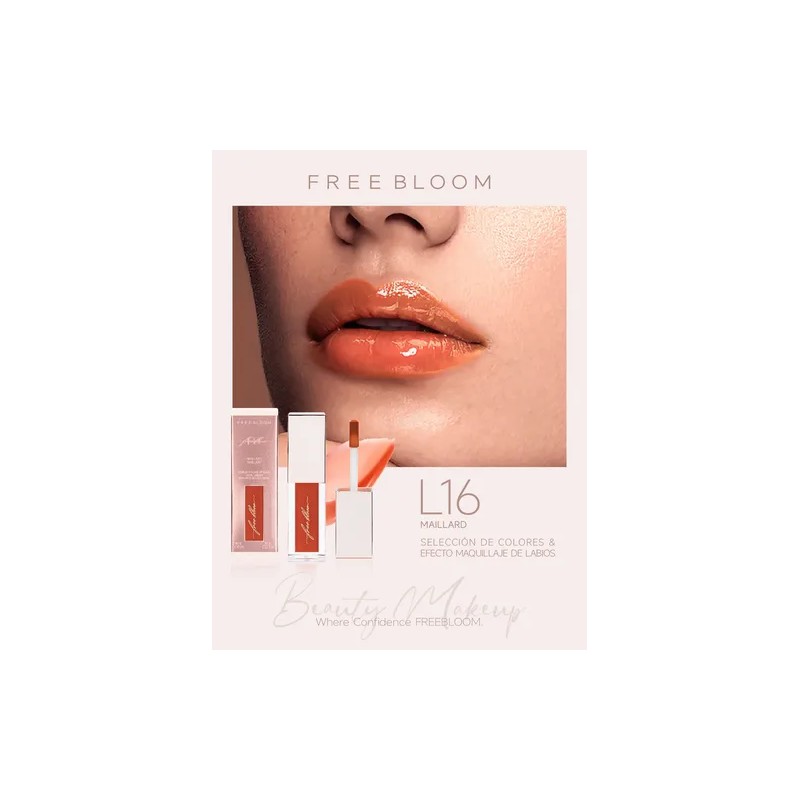 Labial Liquido Brillante De Luz Cristal De Freebloom
