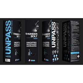 UNPASS 910508 Thunderbolt Peach Wipes x35 for Motorcycle, 35
