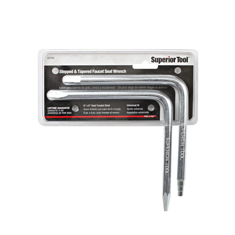 Superior Tool Universal Stepped & Tapered Faucet Seat Wrench Set