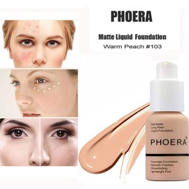 30ml Concealer Cover Cream Long Lasting Moisturizing Base Liquid Cover Concealer Matte Oil Control Liquid Foundation Flawless Colour Changing Foundation for women&girls(103)