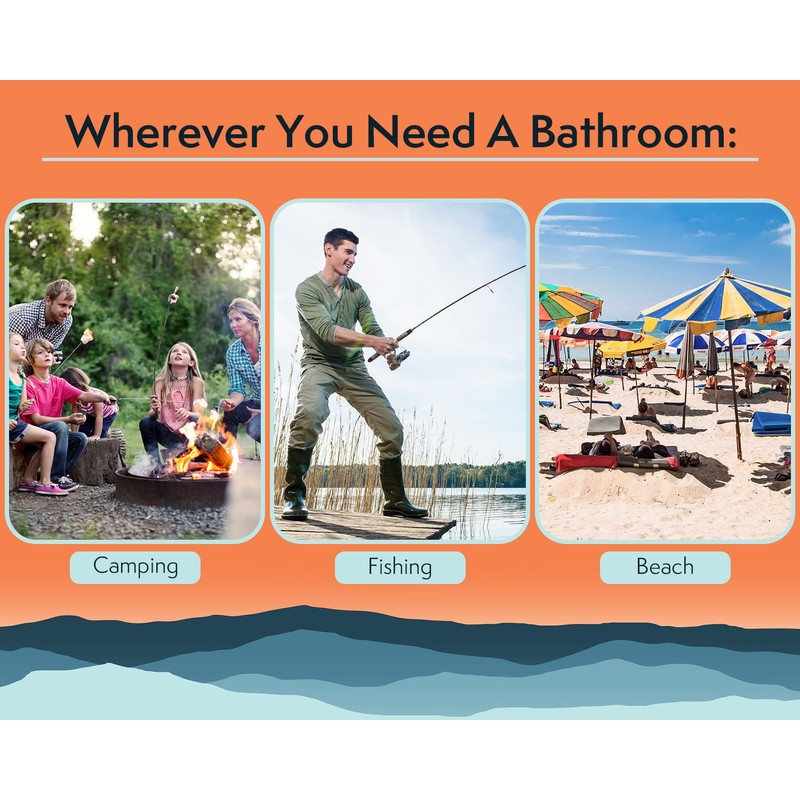 Cleanwaste GO Anywhere Toilet Storage Back Pack