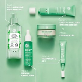 Yves Rocher  Sebo Pure Vegetal Srum Facial Matificante Anti-imperfecciones  Piel Mixta a Grasa  Frmula Vegana  30 ml                                  
