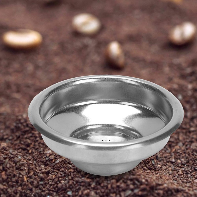 58mm Espresso Filter Basket,Stainless Steel Filter Basket,Double Layers Single Double
