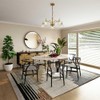 TELAFLY 5 Lights Vintage Gold Chandelier, Elegant Rustic Chandeliers Glass