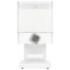 Cereal Dispenser 17.5oz Capacity Single Grid Grain Dispenser Transparent Plastic