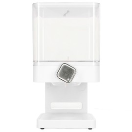 Cereal Dispenser 17.5oz Capacity Single Grid Grain Dispenser Transparent Plastic Food Dispenser for All Kinds Dry Food