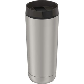 Guardian Collection by THERMOS Stainless Tumbler, 18 Ounce, Matte Steel/Espresso Black