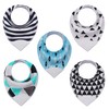 Baby & Toddler Bandana Teething Bib with BPA-Free Silicone Teether