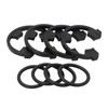 RURBRIN (4+4PCS) 3/4" Water Softener Clip and O-Ring Kit Compatible