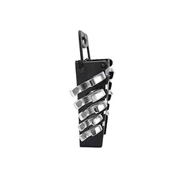 SANTUL, Juego de 5 llaves combinadas, Templadas para Mayor Resistencia, Acabado Cromo Espejo, Modelo 7660