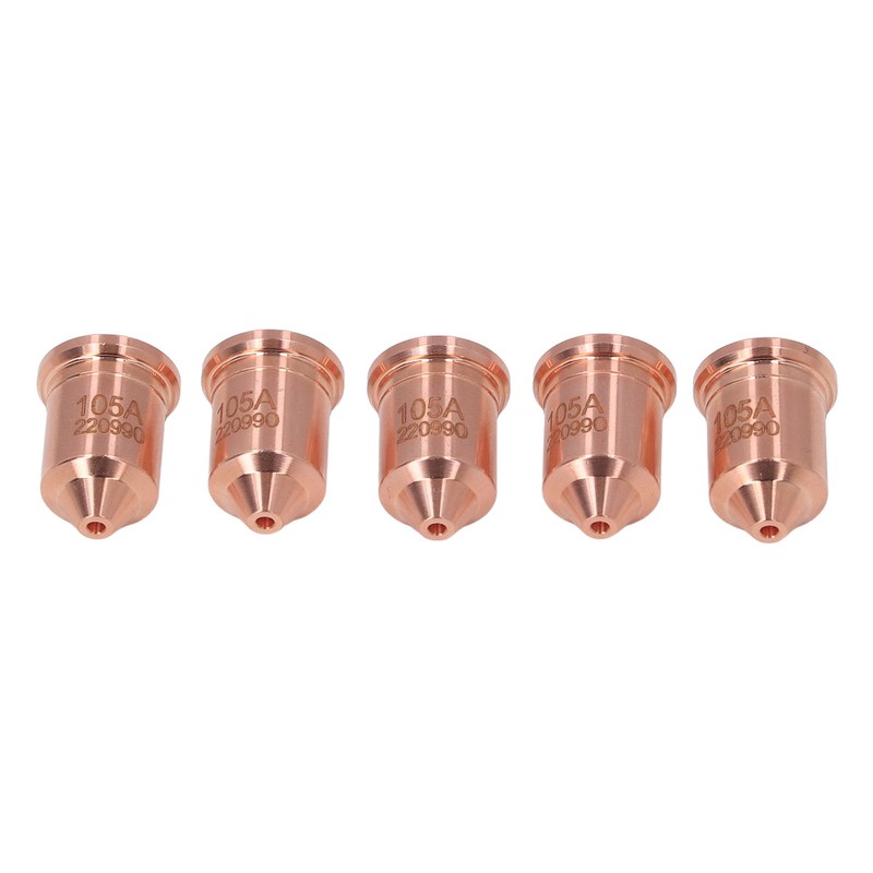 5 Pcs 220990 Nozzle Tip Brass Plasma Cutting Torch Nozzle