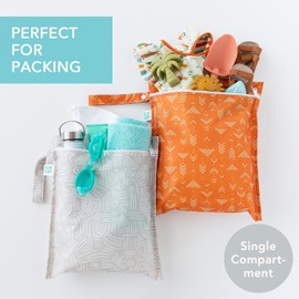 Bumkins - Bolsa húmeda impermeable para bebé, viajes, traje de natación, pañales de tela, piezas de bomba, piscina, gimnasio, artículos de tocador, correa para cochecito, guardería, bolsa reutilizable