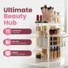 Organizador Giratorio 360° Para Maquillaje Y Cosméticos Clear