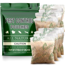 CLVDOFSS Pest Control Pouches, Deer Repellent Outdoor, Pest Control Pouches, Deer and Rabbit Repellent for Plants,Rabbit Repellent Outdoor (1.25 Ounce (Pack of 4))