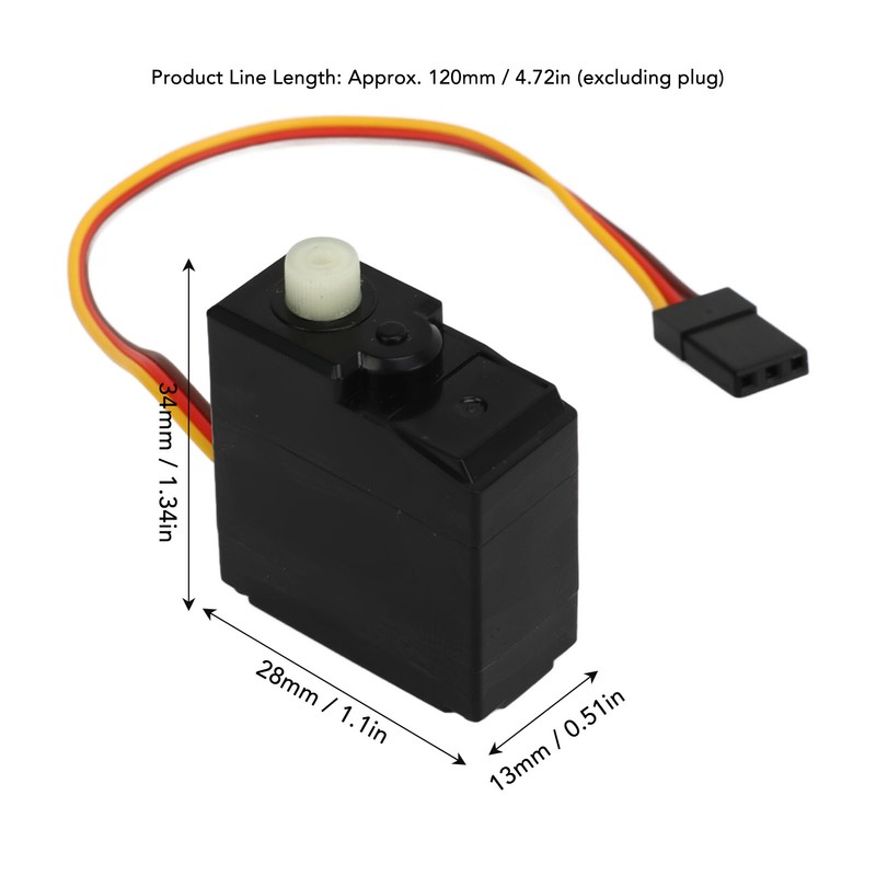 3 Wire 17G Digital Servo Nylon Gear Quick Response RC