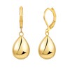 SIXDUTON Earrings Hanging Gold for Women, 18K Gold-Plated Drop Earrings