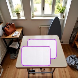 4 Pcs 2 Different Size High Temperature Ironing Cloth Ironing Pad Household Protective Insulation Against Pressing Pad Boards Mesh Cloth Ironing Board Covers Irons and Steamers（Random Color）