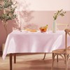Homiest 1 Pack 60 x 84 Inches Satin Tablecloth Light