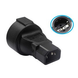 CERRXIAN C14 to France (European Standard) Power Supply