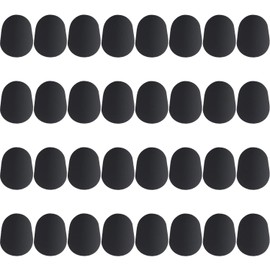 Boao 32 Pieces Mouthpiece Cushion 0.8 mm Mouthpiece Patches for Alto and Tenor Saxophone and Clarinet, Black