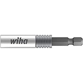 'Wiha CentroFix Superslim Holder Magnetic 1/4 "with 1/4" Hex Drive E 63 and 1/4 hexagonal shank Bits in Plastic Box