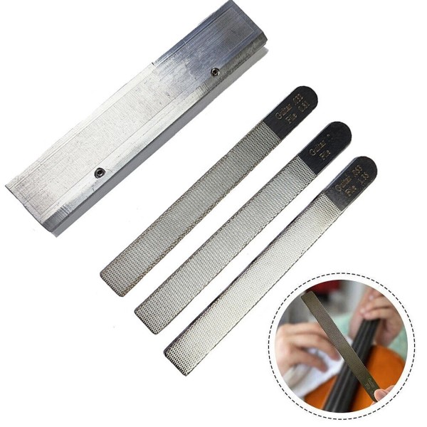 Unbranded 4PCS Durable Guitar Nut Files Fret Crowning Slot Filing