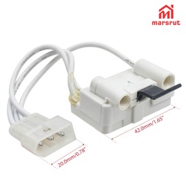 WP3406107 3406107 Dryer Door Switch Replacement for Whirlpool Maytag Kenmore Dryers, Replaces 3406109 3405101 3405100 3406100 3406101 WED5790SQ0 WGD5800SG0 LER6620PQ0 WGD5850SW0 WED5300SQ0 LEB6000KQ1