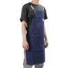 Cotton Canvas Apron Adjustable Cross Back Apron Kitchen Cooking Apron