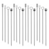 Cocktail Picks Set of 16 Stainless Steel Cocktail Decorations Skewers