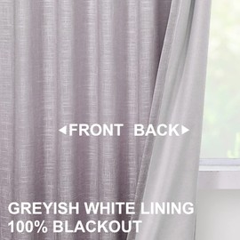 Vision Home Purple Ombre Full Blackout Curtains 84 inches Two Tones Window Curtains for Bedroom Living Room Gradient Light Blocking Lavender Drapes Rod Pocket Back Tabs 50" Wx84 Lx2