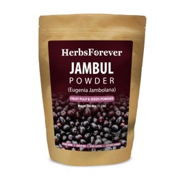 Herbsforever Jambul Powder Eugenia Jambolana Maintain Liver Health Non GMO, Vegan 230 GMS