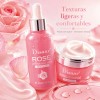 Crema Extracto Rosas. Ceramidas, Arrugas, Hidratante, 5 Pzs