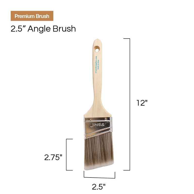 Vermeer Paint Brushes - 3-Pack - 2.5" Angle Sash Brushes