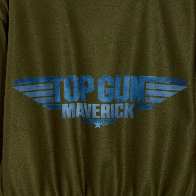 Boys Top Gun Fleece Onesie Maverick Pyjamas Kids Flighter Pilot