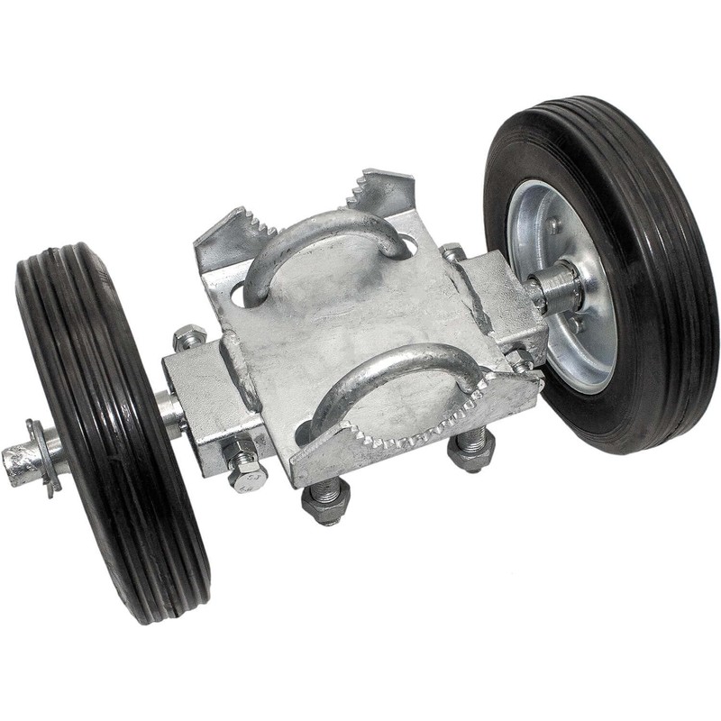 Rolling GATE 6" Wheel Carrier: for Chain Link Fence Rolling/Sliding