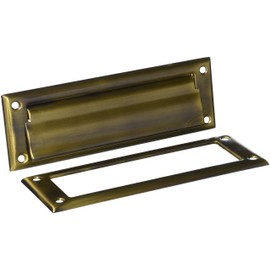 Deltana MS626U5 8 7/8-Inch Mail Slot with Solid Brass Interior Frame,"7"" x 1-7/8"""