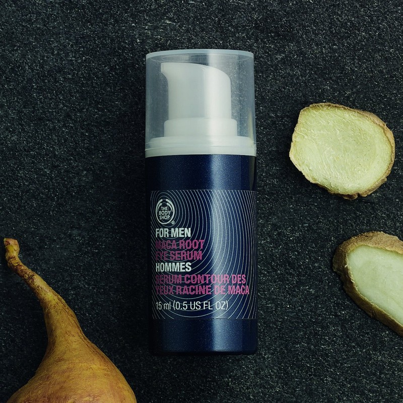 The Body Shop For Men Maca Root Eye Rescue Serum,