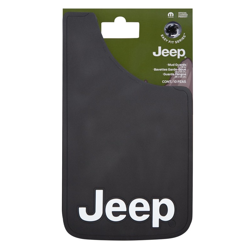 PLASTICOLOR Jeep 11x19 Mud Guards, 11" x 19" Mud Guards