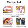 Angzhili 25 Pcs Interdental Angle Brushes, Reusable Dental Cleaners, Oral