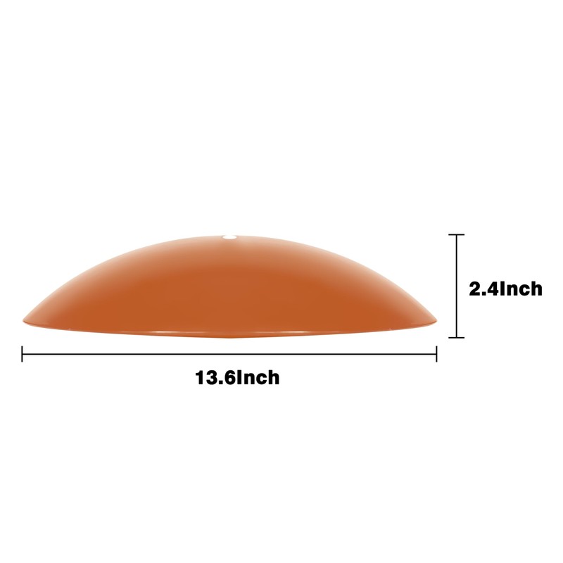andergi 13" Hummingbird Feeder Shade Cover,Bird Feeders Dome Rain Cover,Squirrel