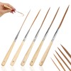 10Pcs Long Liner Brushes, Scroll Pinstriping Brush, Detail Paint Brushes