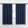 NICETOWN - Cortinas opacas con bolsillo para cortinero (106.7 cm