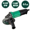 Metabo HPT 4-1/2-Inch Angle Grinder | Non-locking Paddle Switch |