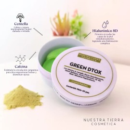 Parches Faciales Dtox Calmantes Desinflamantes Arnica Matcha Todo Tipo De Piel