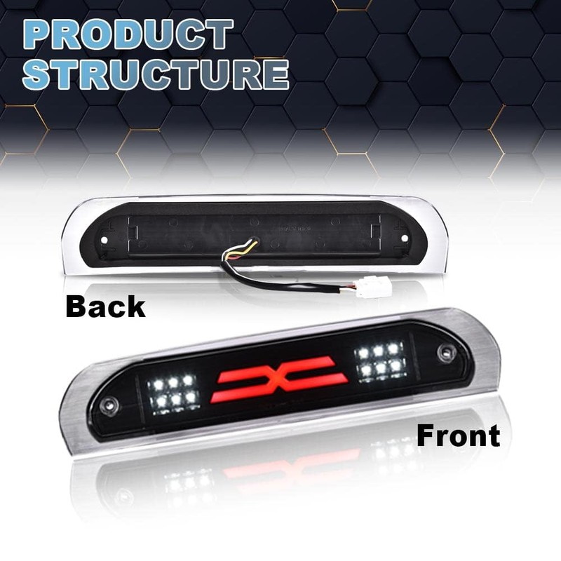 PIT66 LED 3rd Third Brake Light Compatible with Dodge Ram