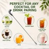 4 Pcs Cocktail Stirrers, Bar Spoon, Cocktail Spoon Long Mixing