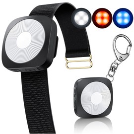 Elecpow Personal Safety Alarm for Women with 3 Adjustable Straps for Running/Biking/Walking,Loud 130DB Siren 3 Colors LED Safety Lights Rechargeable Taillight Clip On Reflective Running Gear