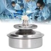 Disee Alcohol Lamp, Adjustable Stainless Steel Lab Alcohol Lamp Explosion-proof